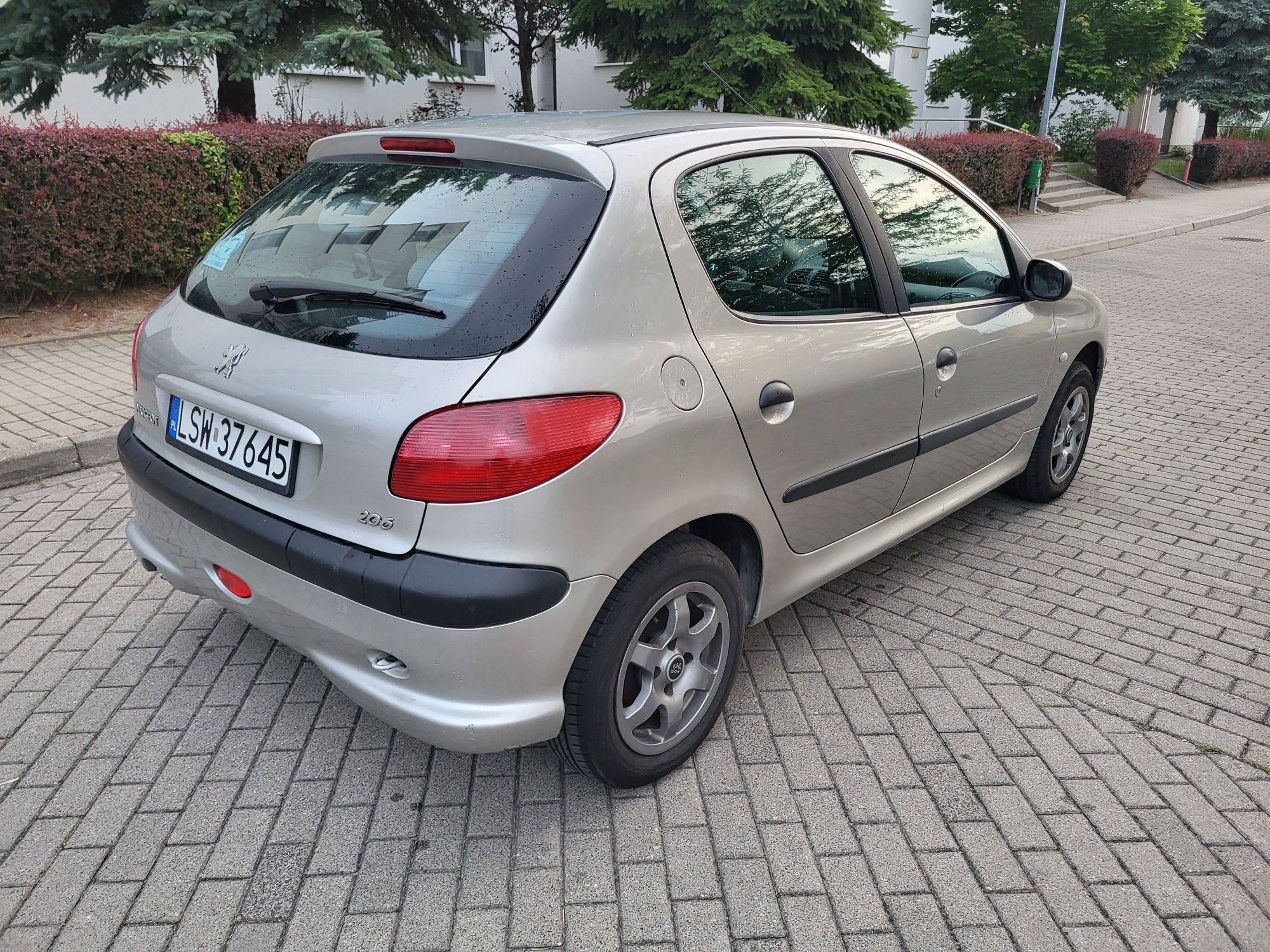 Peugeot 206 rok 2008  poj.1.4 benzyna