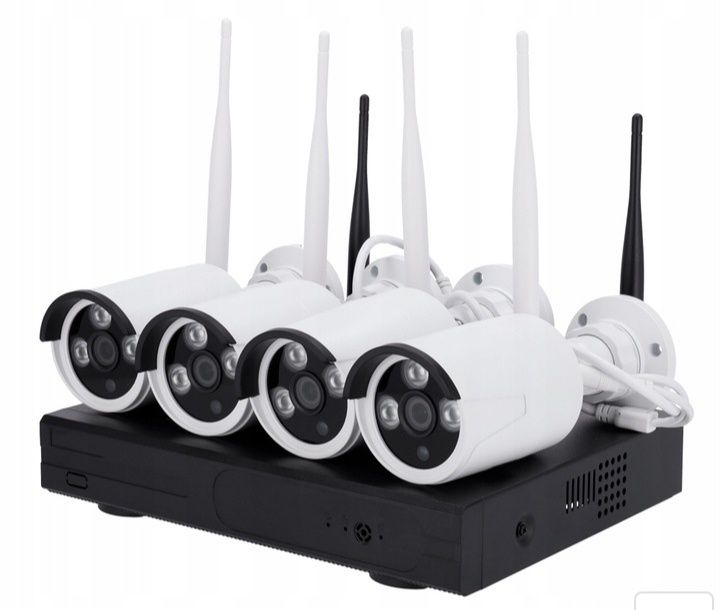 Zestaw monitoringu Nivian kit430W- 4CAM Nowe