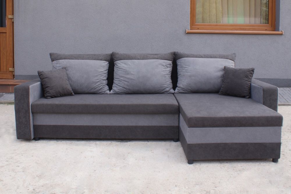 Narożnik Loft z funkcją spania! Kanapa Łóżko Rogówka Sofa