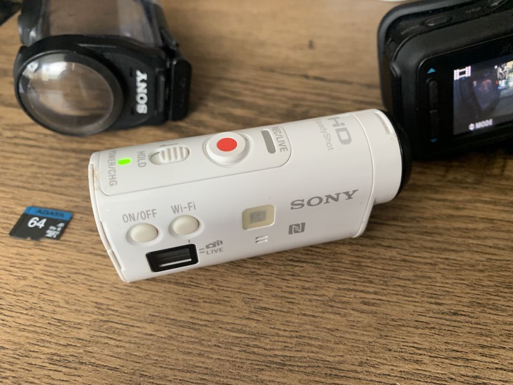 Podwodna Kamera Sony HDR-AZ1 plus LCD Sony LVR2V/Komplet!