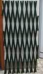 Grade extensivel para trepadeiras em pvc sem uso