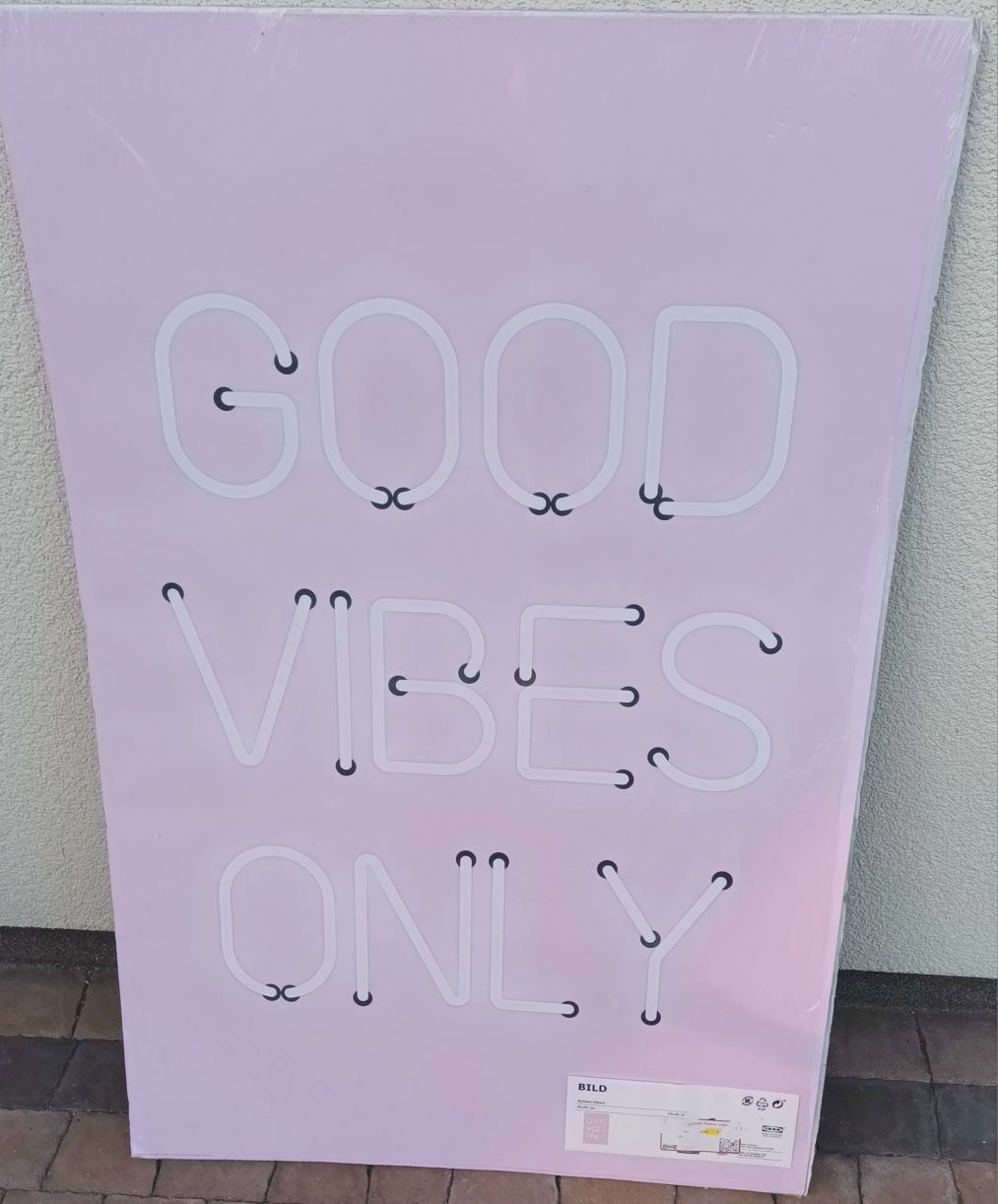 Nowy Plakat IKEA Good Vibes Only 60 x 90 cm Poster Bild