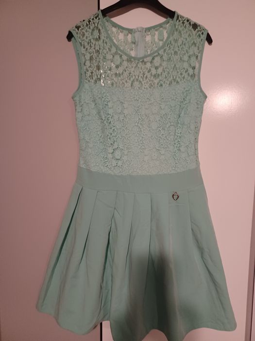 Sukienka kolor miętowy S-M