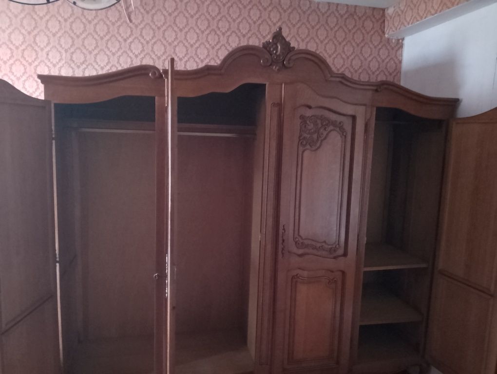 Piękna stylowa sypialnia ludwik dębowa komplet