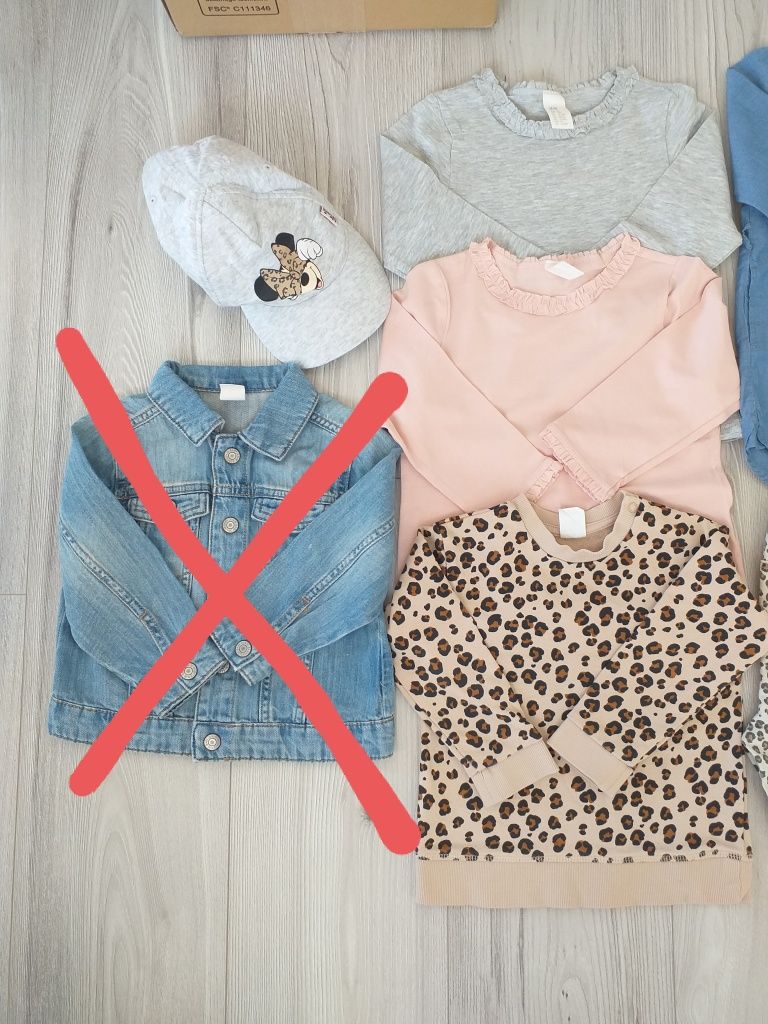 Zestaw ubrań + buty roz.24 dla dziewczynki H&M roz.86/92