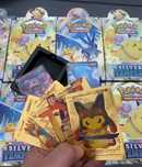 - NOWOŚĆ!!! - Wysokie HP karty Pokemon złote czarne Silver Tempest