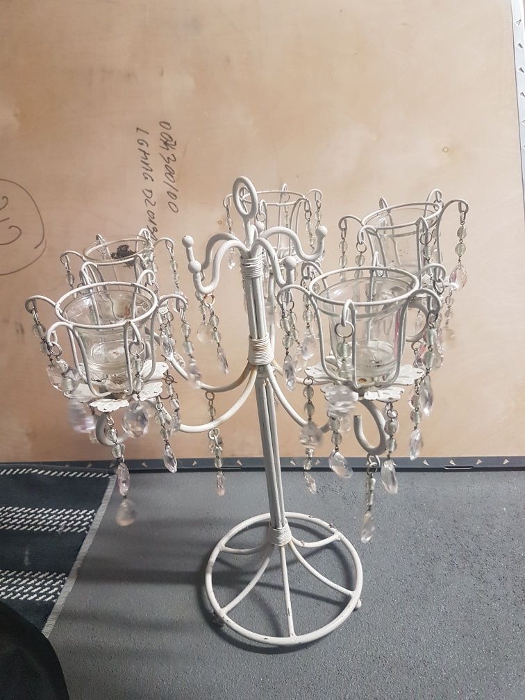 Świecznik metalowy