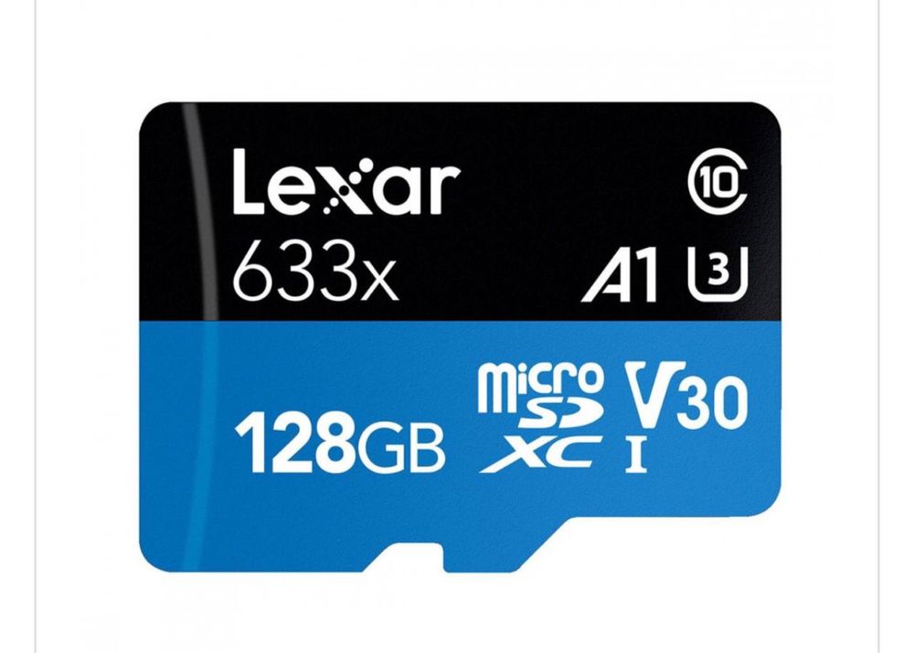 Карта памяті Lexar 128GB microSDXC class 10 UHS-I 633x