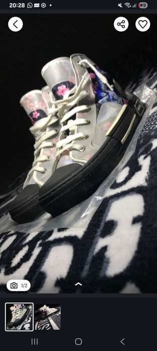 Tenis Christian Dior High tops