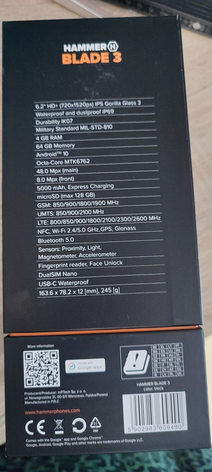 Telefon nowy Hammer Blade 3