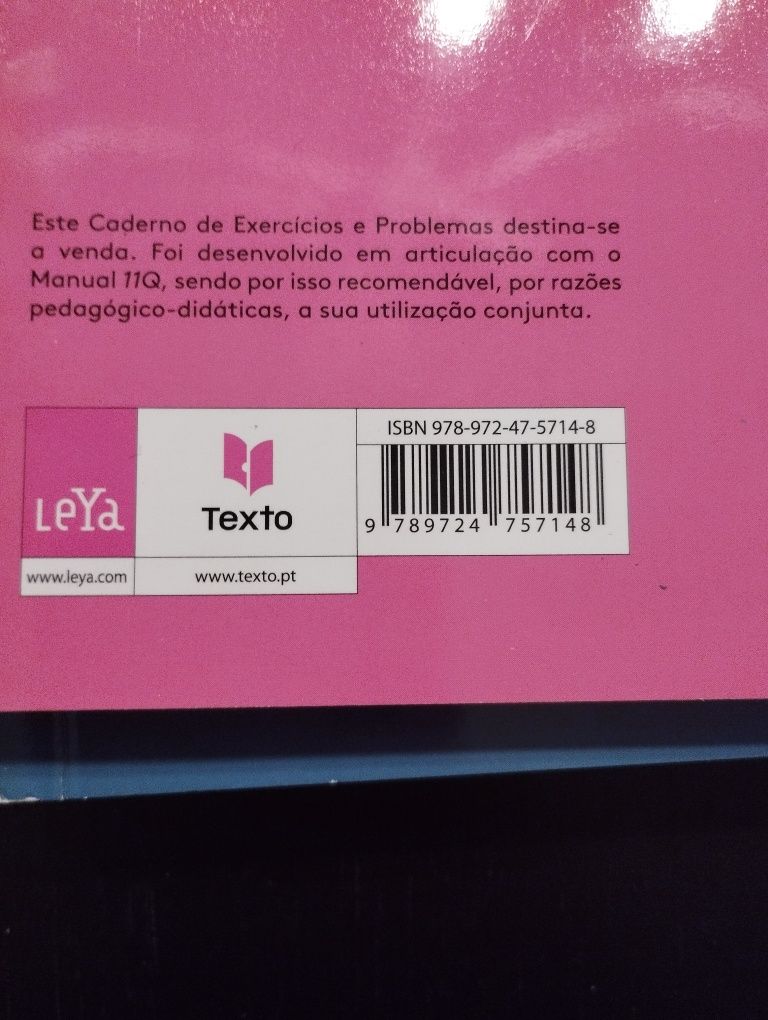 Caderno de exercícios e problemas 11Q