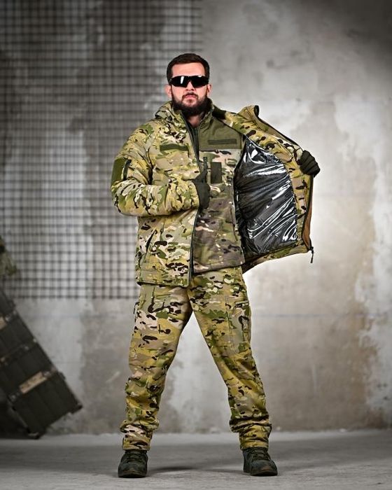Зимовий тактичний костюм NEPTUN 5в1 мультикам/военный комплект одежды