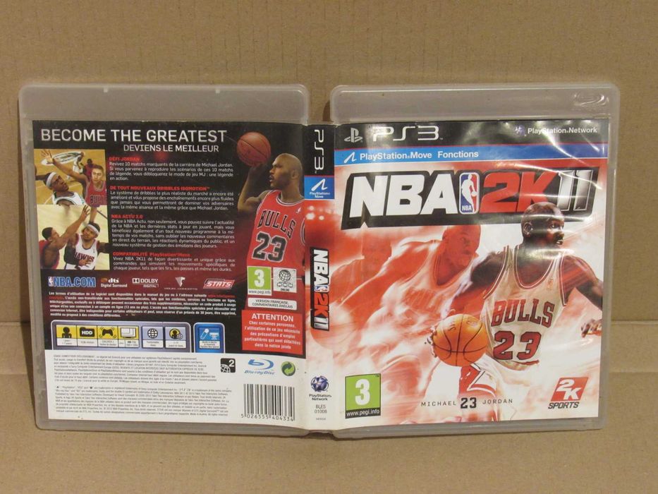 Jogo Playstation 3 PS3 NBA 2K11 completo