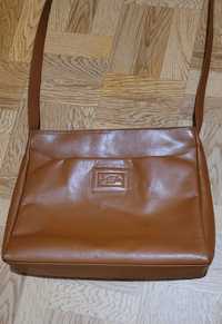 Кожаная женская сумка карамельного цвета jane shilton англия
