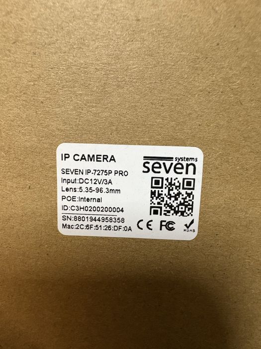 Ip камера seven 7275p
