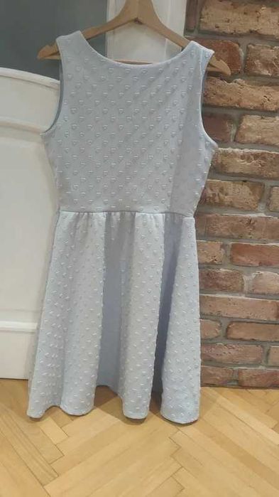 Długa sukienka Chi Chi London błękitna/ Sukienka Mohito M/L