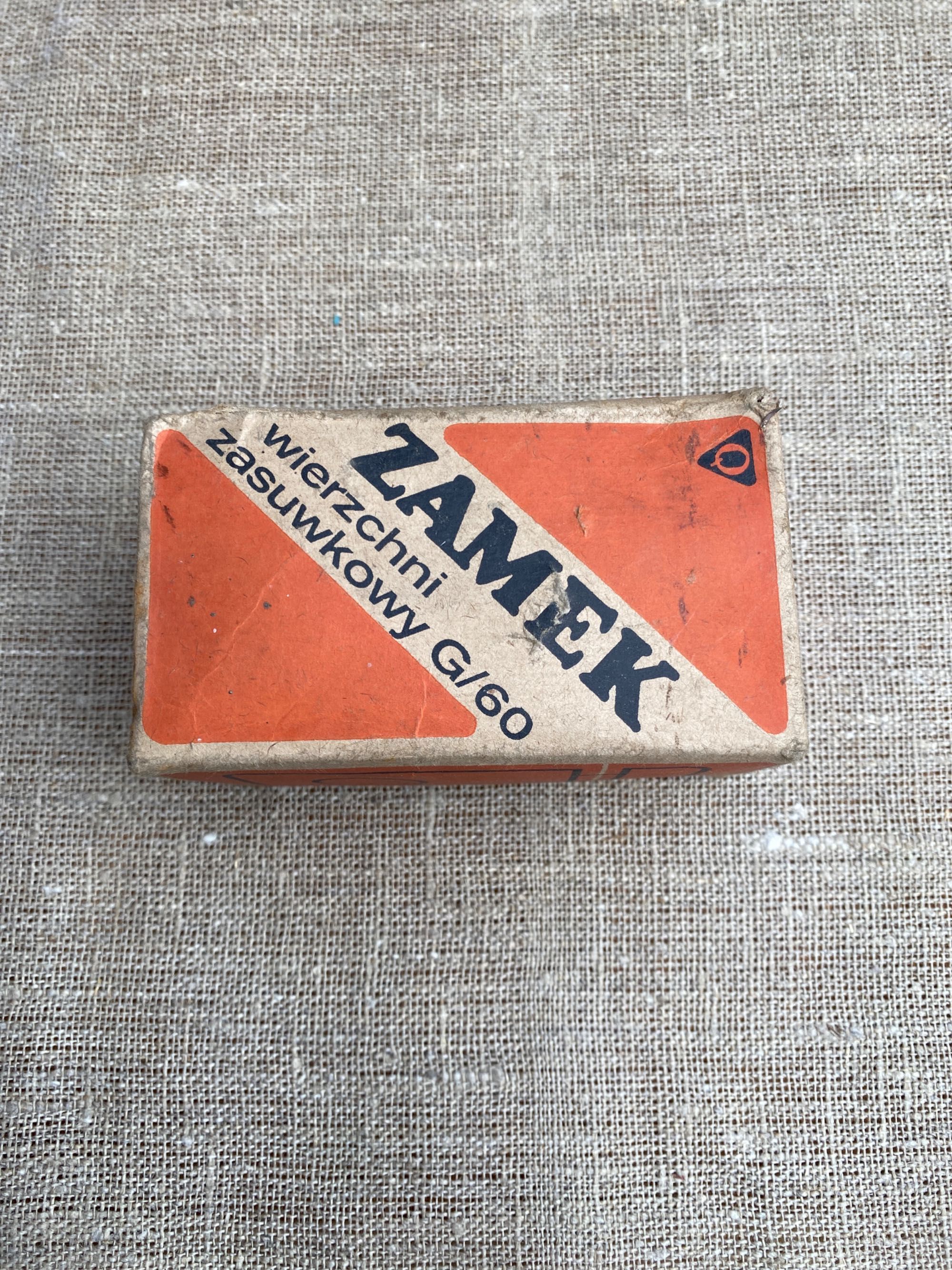 Zamek zasówkowy vintage pamiatki PRL
