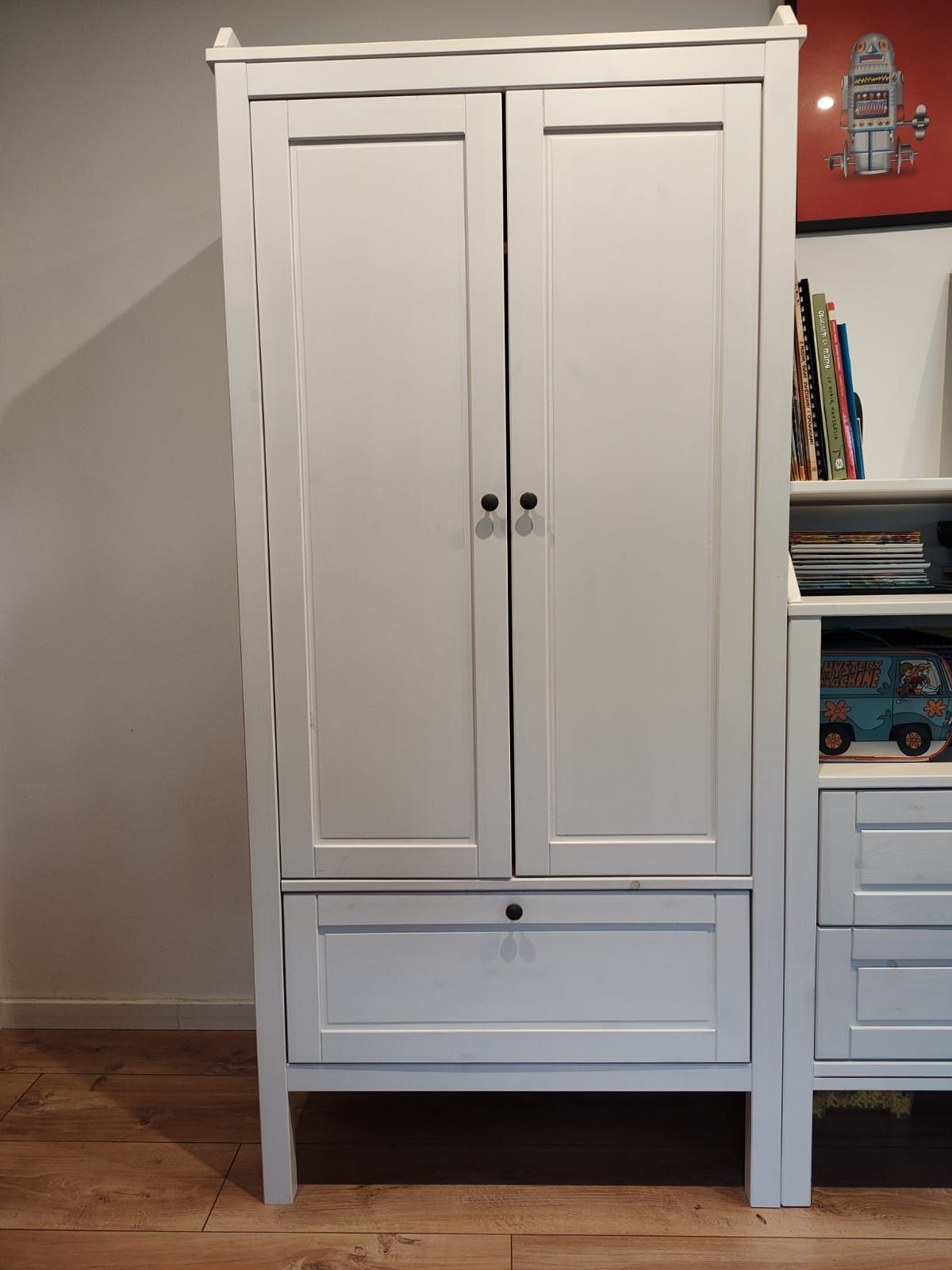 Ikea zestaw Sundvik szafa + komoda z przewijakiem