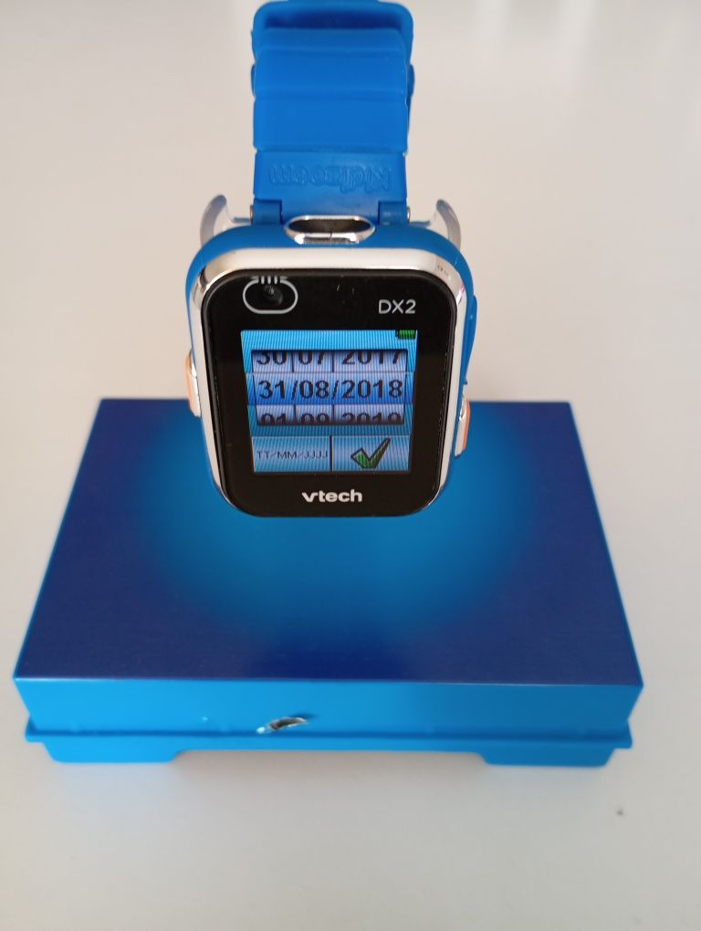 Smartwatch dla dzieci vTech Kidizoom DX2 niebieski j. Niemiecki