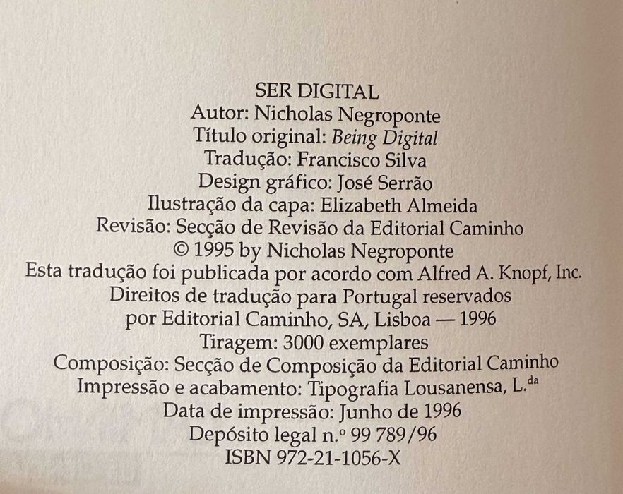 Ser Digital, de Nicholas Negroponte