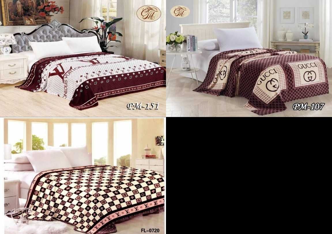 Koc logowane louis vuitton nowość jakość premium armani koce