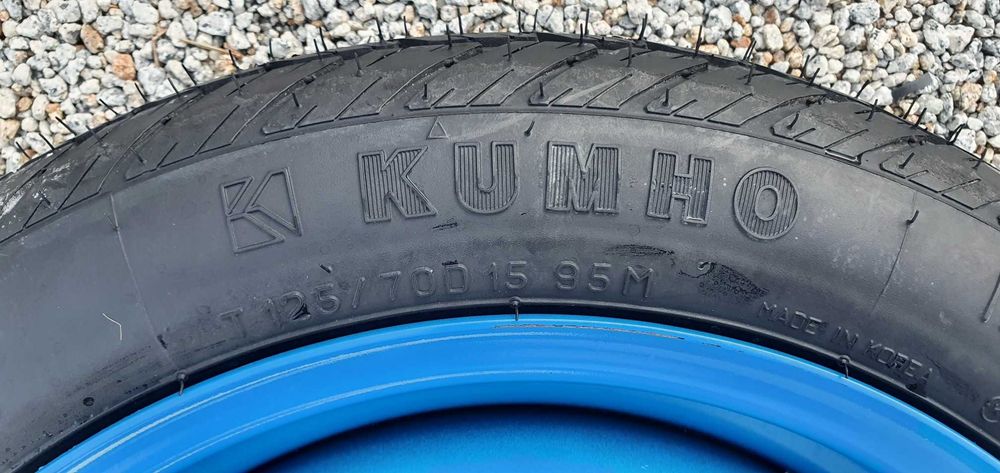 Koło Dojazdowe - CHEVROLET 4x114,3 , et-44 , ot-57 KUMHO R15/125/70