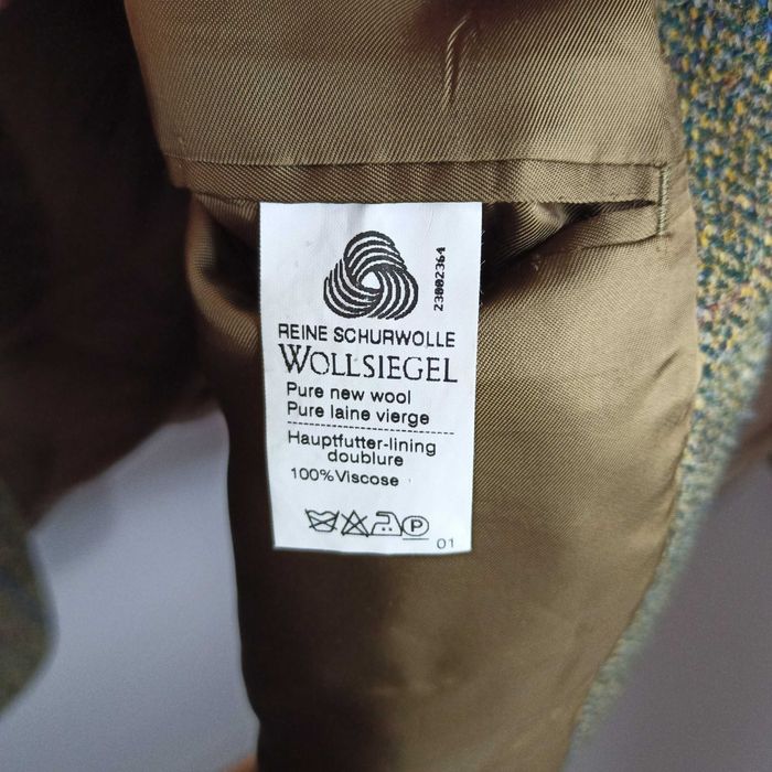 Твідовий піджак Harris Tweed вовняний блейзер Torino Konen wool вовна