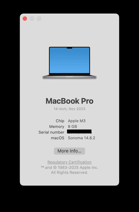 MacBook Pro 14 Mid 2023 M3 (MTL73) Space - 899$ - EmojieStore