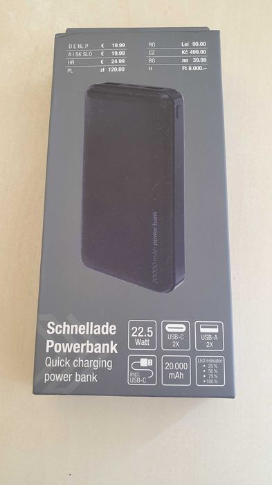 Повербанк Schnellade на 20000 mAh