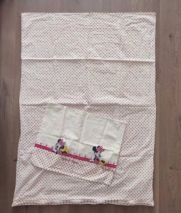 Komplet pościeli w myszkę Minnie rozmiar 100x135