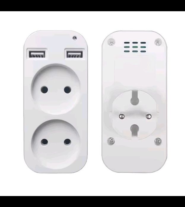 Rozgałęźnik złodziejka listwa zasilająca z USB.