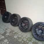 Sprzedam felgi Sparco ProCorsa z oponami. 7.5x17 / ET32 /120x5