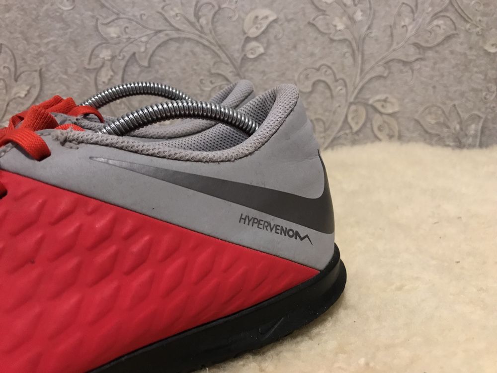 Оригінал! Футзалки, сороконіжки Nike Hypervenom. 44 43,5 43 28 27,5