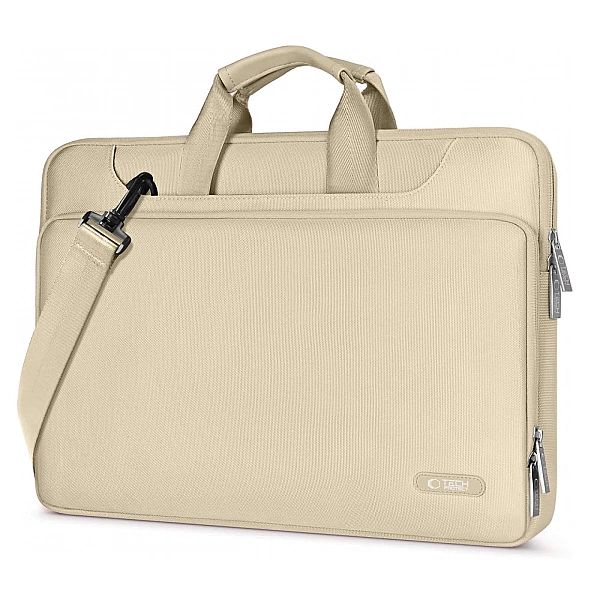 Torba na laptopa 15-16 Tech-Protect Pocket - beżowa