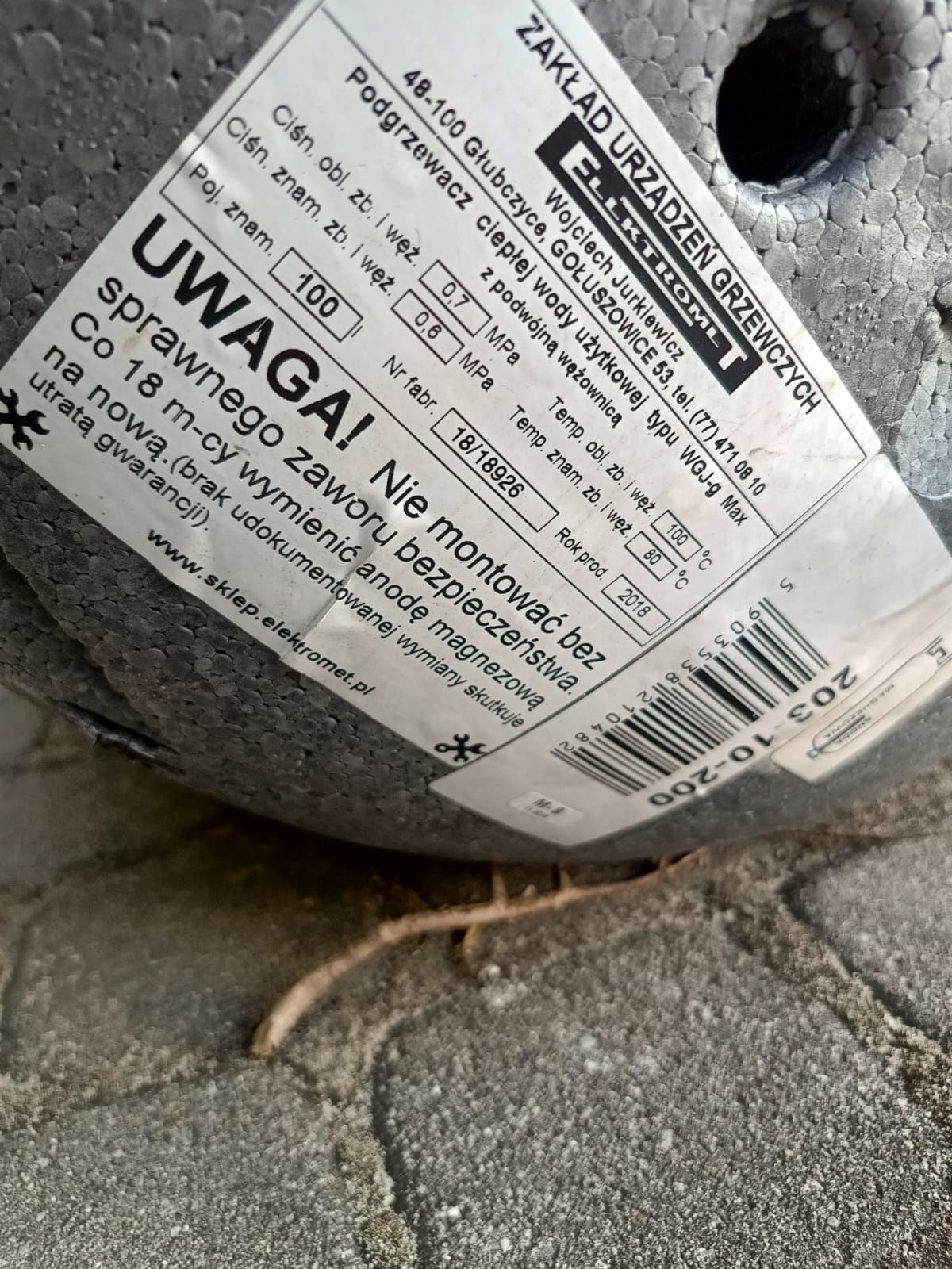 Bojler bufor podgrzewacz cwu 100l