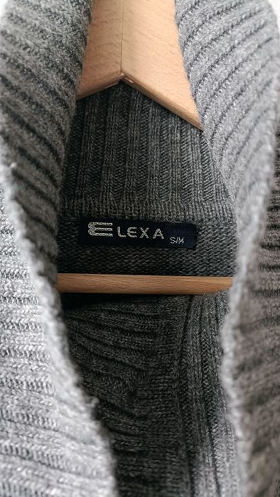 Kamizelka damska bezrękawnik pulower wełniana wełna wool oversize