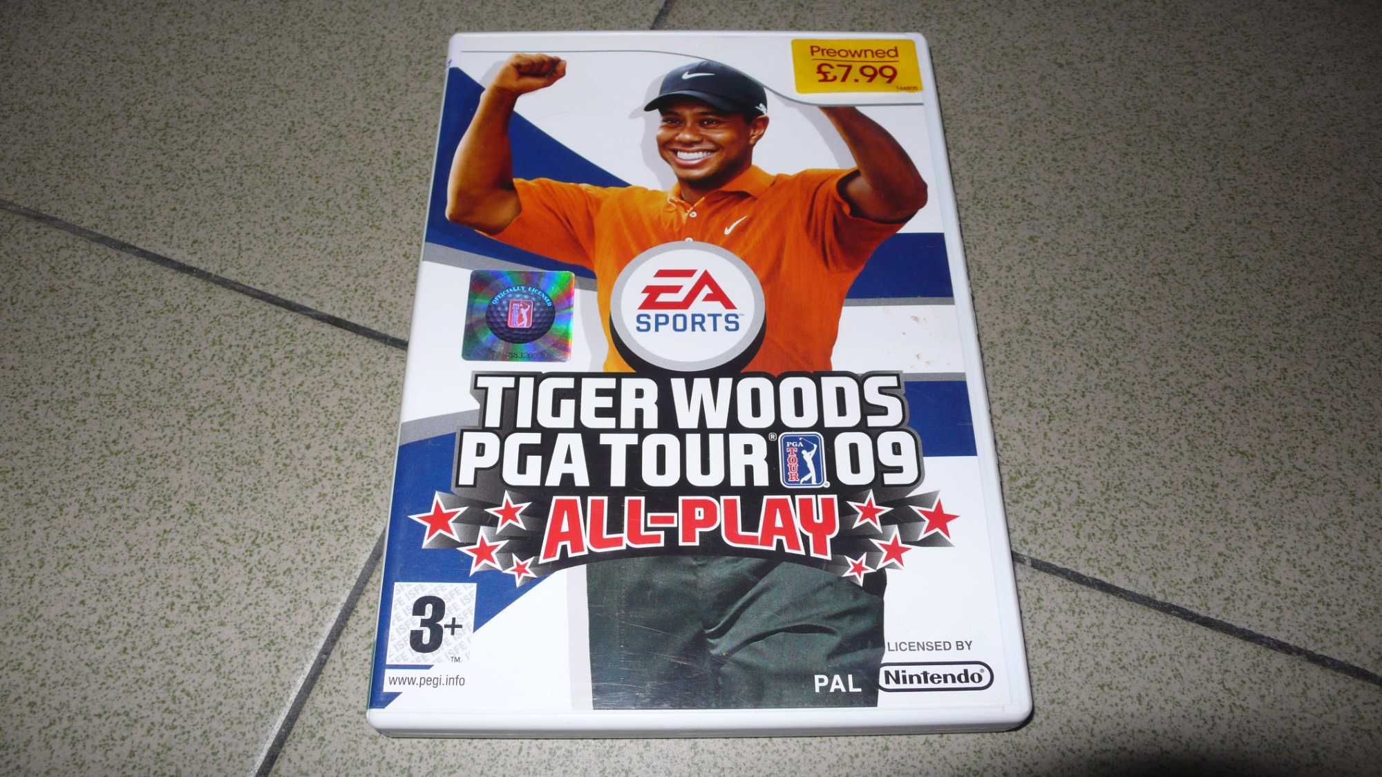 Tiger Woods PGA Tour 09 All-play na Nintendo Wii płyta 5/6