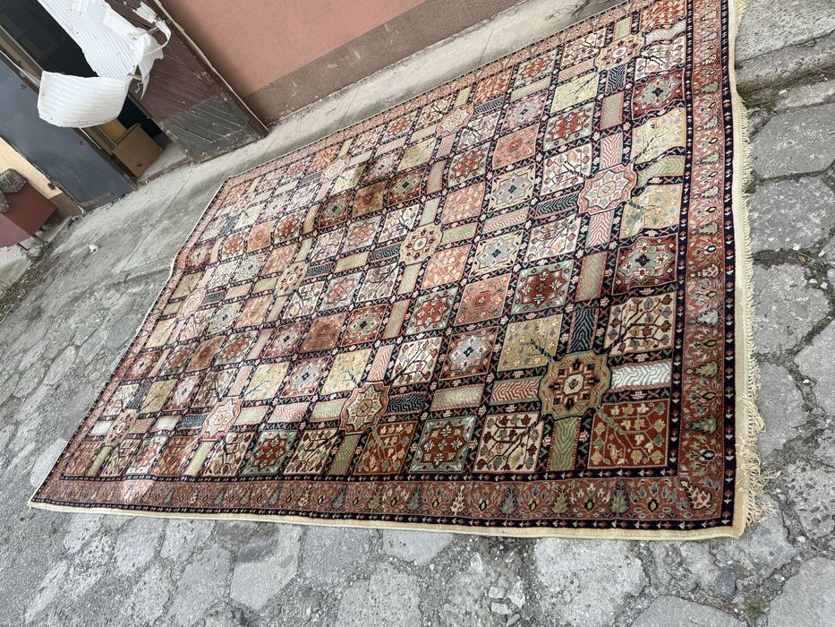 Dywan orientalny Patchwork – wielobarwny geometryczny wzór