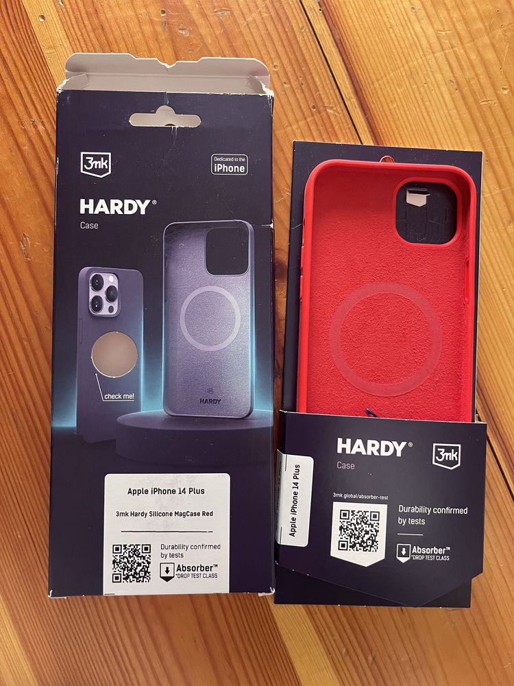 Etui Apple iPhone 14 Plus 3mk Hardy Silicone MagCase Red