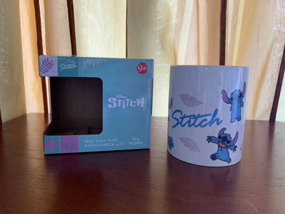 Stitch caneca, boneco, lancheira, garrafa, copo