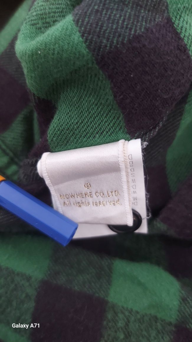 BAPE Klasyczna Koszula Flanelowa – Zielona – Rozmiar M – Rzadka Edycja
