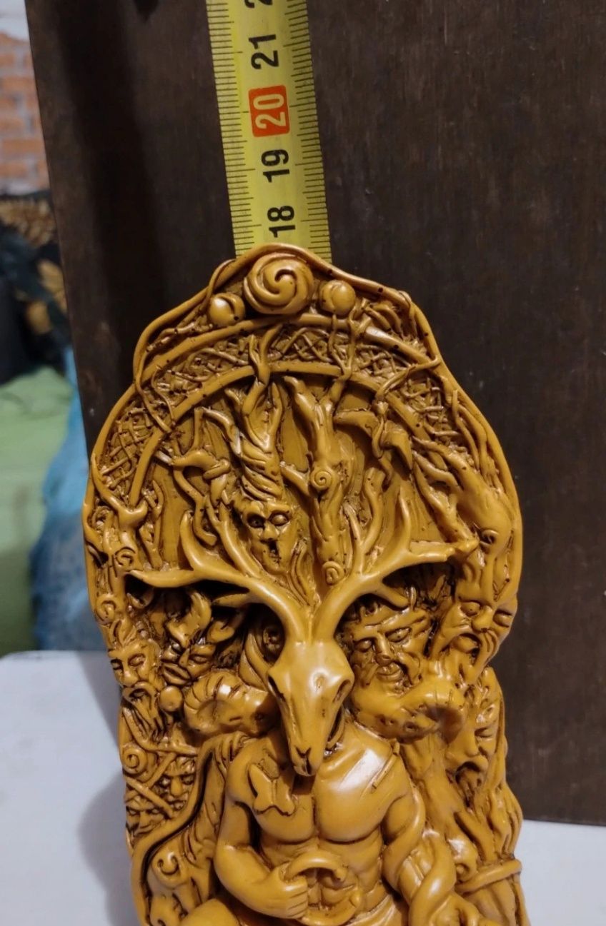 Cernunnos 17 cm płaskorzeźba