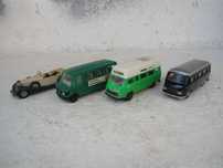 1:87 Lote de 4 carros Herpa e outras