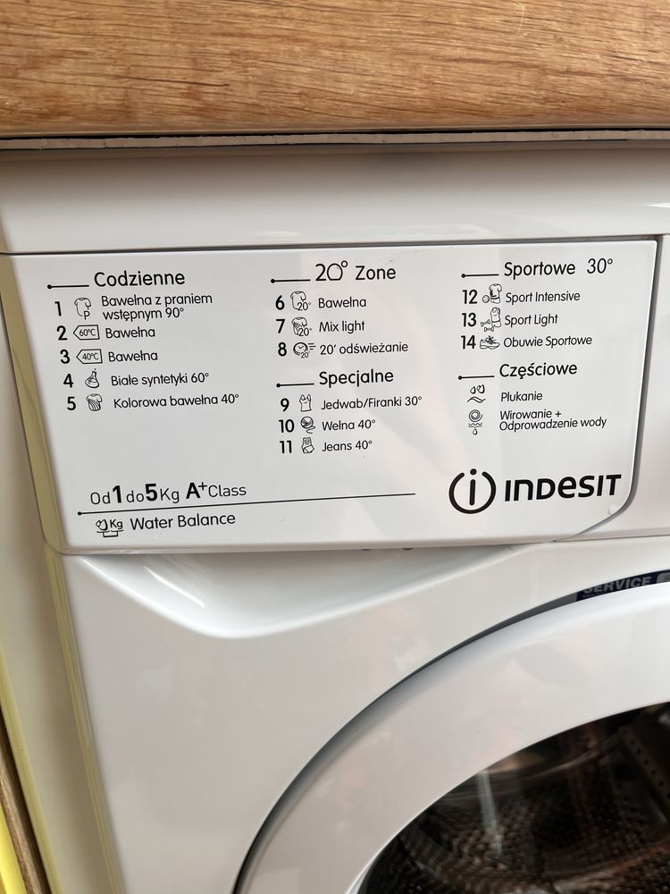 Sprzedam Pralka indesit A+ stan bardzo dobry