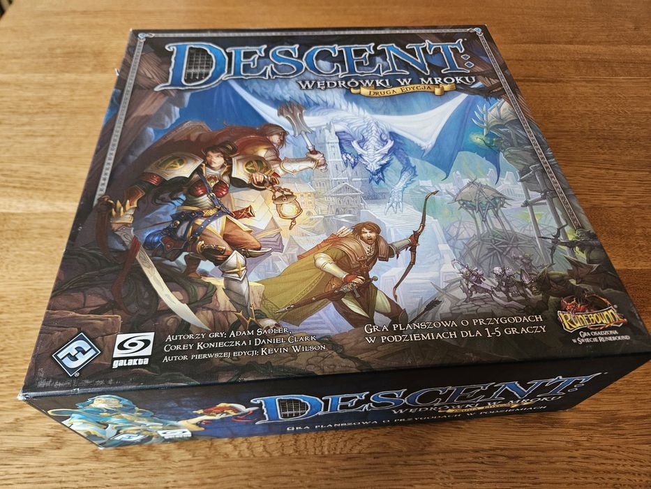 Descent Wędrówki w mroku Druga Edycja - gra planszowa