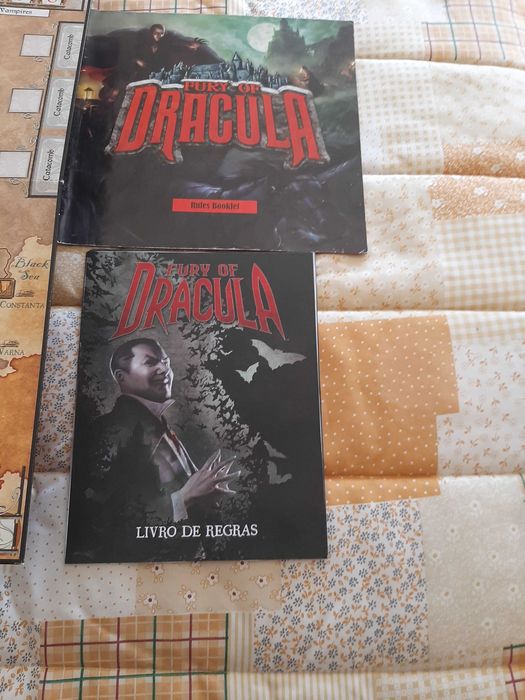 Fury of Dracula com instruções em português e bonecos pintados