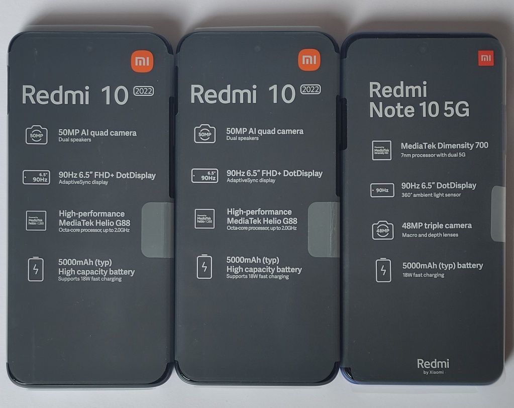 Redmi 10 2022 4/128, Redmi Note 10 5G 4/64 NFC