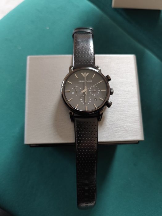 Zegarek męski klasyczny stylowy elegancki Emporio Armani AR1737 skóra
