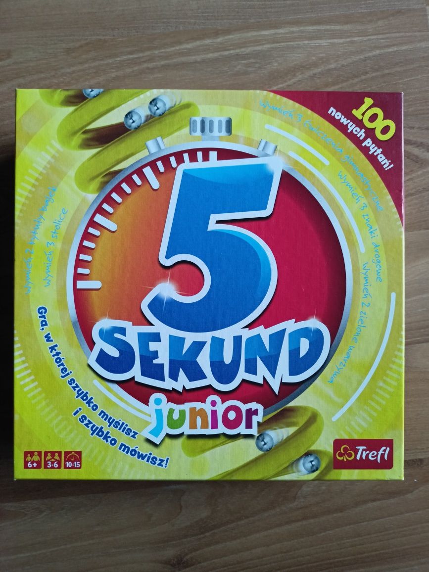 Gra 5 Sekund Junior, Trefl, wiek 6+