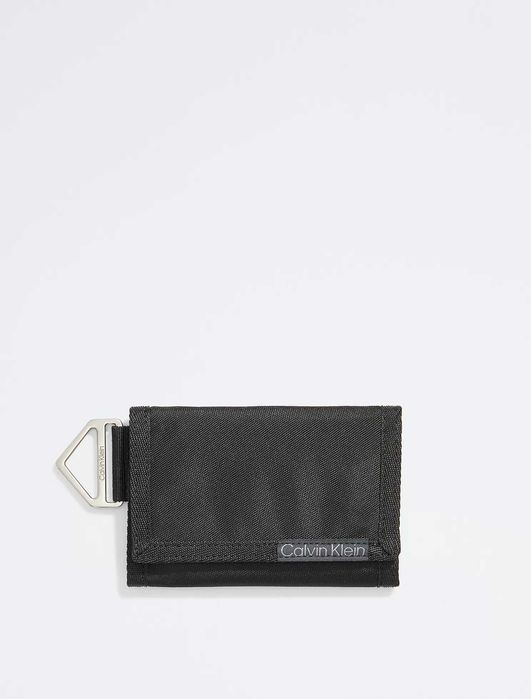 Новый кошелек calvin klein ( ck utility snap wallet blk) с америки